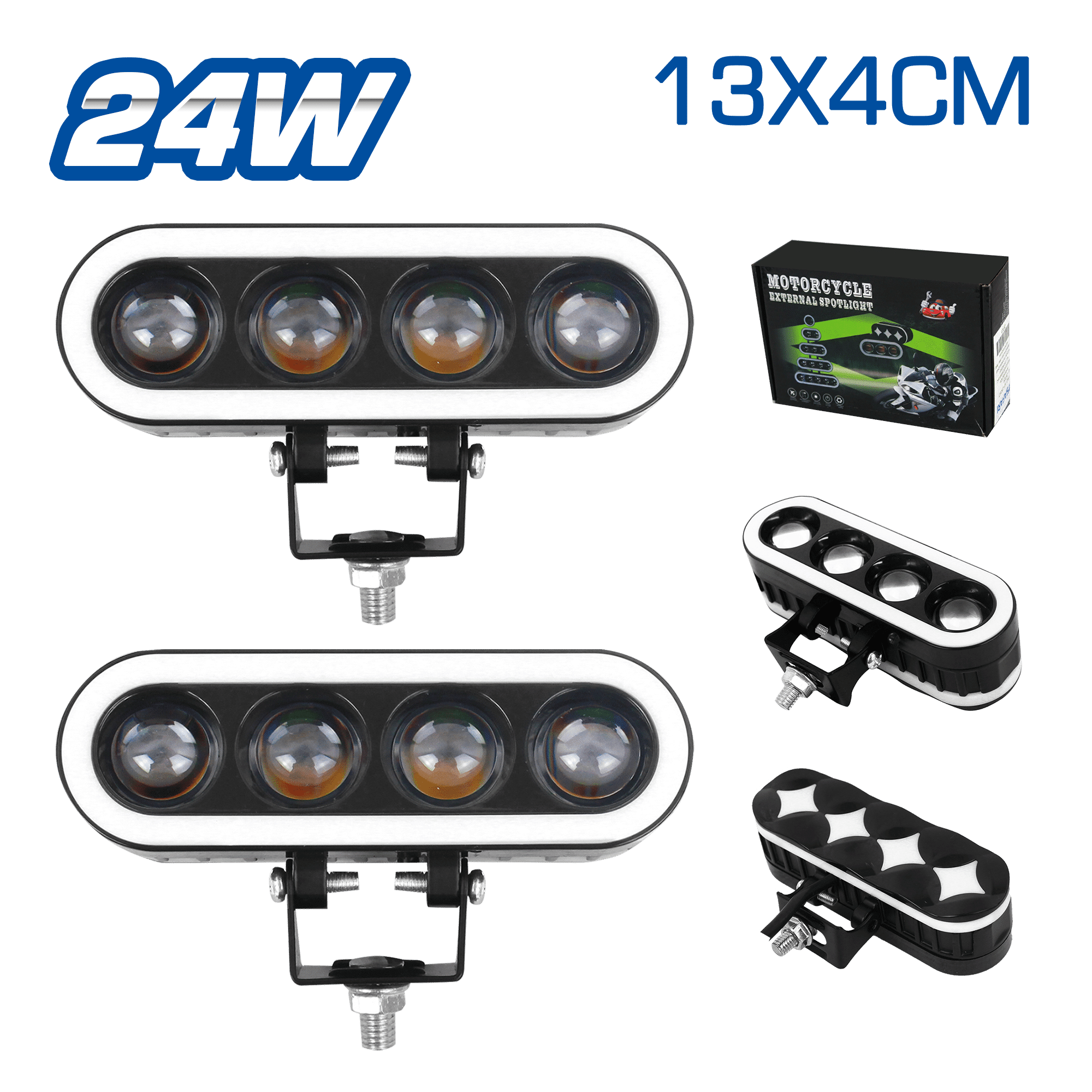 LUZ LEDX4 24W 13X4CM OJO ANGEL