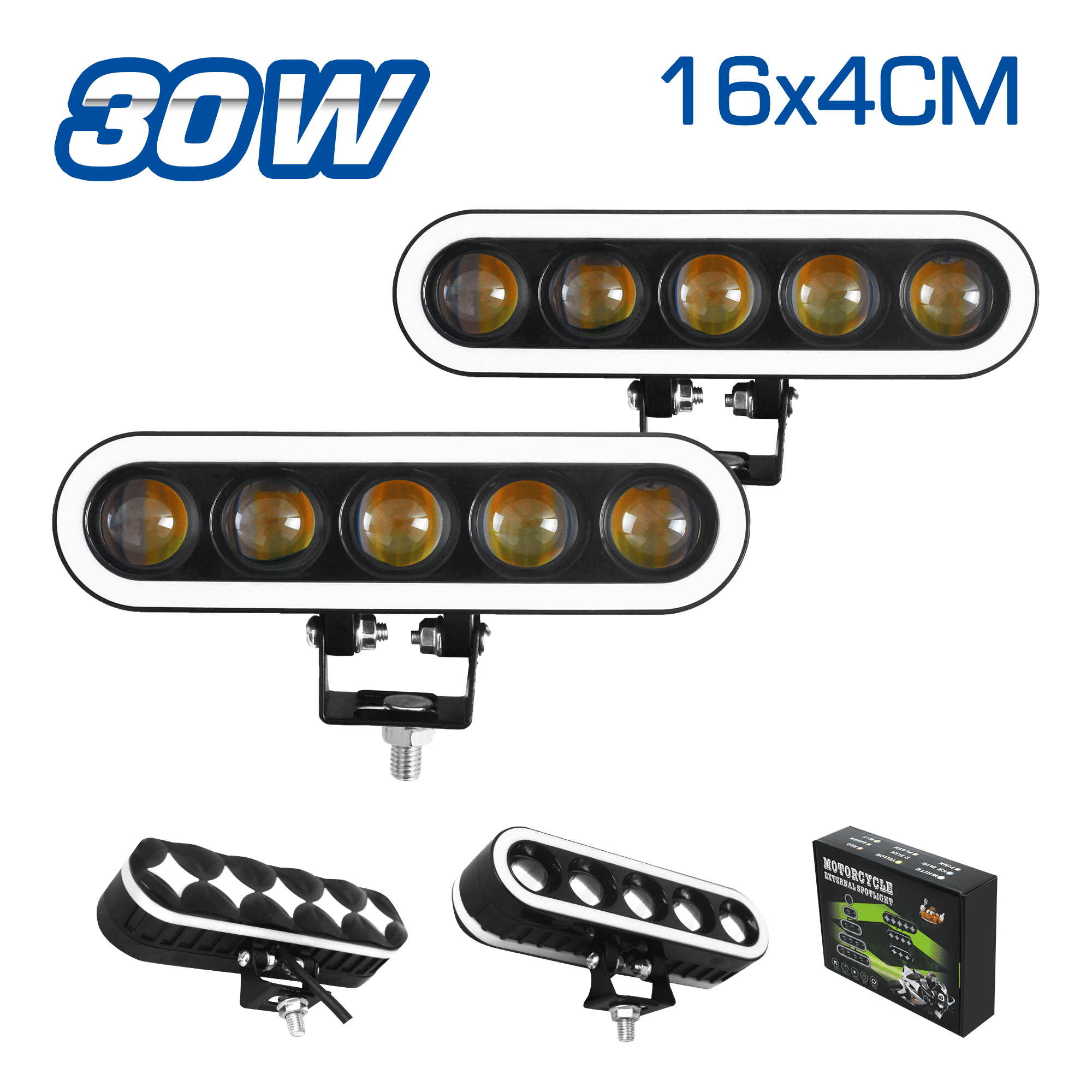 LUZ LEDX5 30W 16X4CM OJO ANGEL