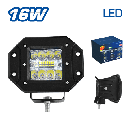 NEBLINERO INTEGRADO LED 16W AL