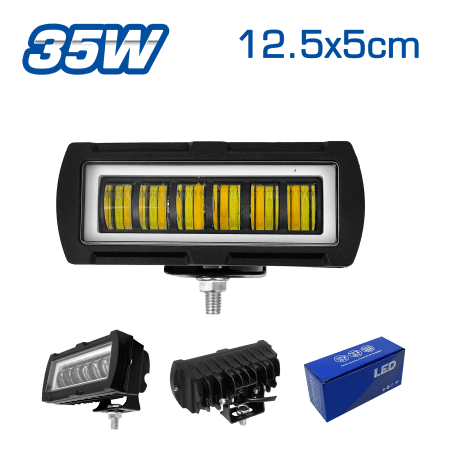 NEBLINERO LINEAL 35W 12.5X5CM CLARO+AMARILLO