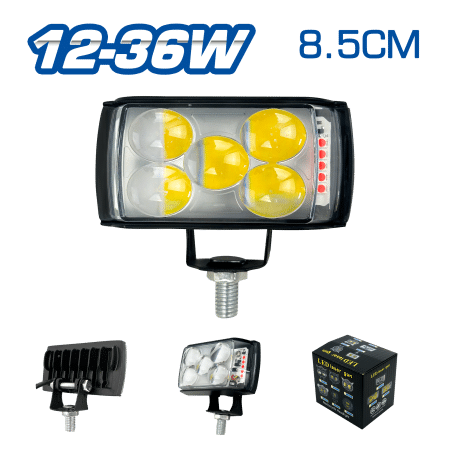 LUZ LEDX5 UNIVERSAL 15W 12-36W 8.5CM SUPER BRILLANTE - MOTO