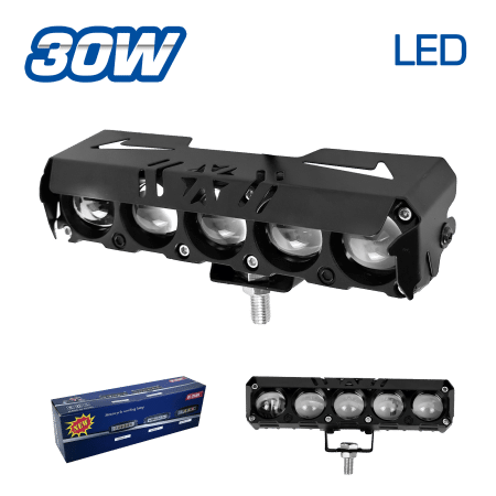 LUZ LEDX5 DEPORTIVA 25-30W 15.5X3.5CM ALUMINIO