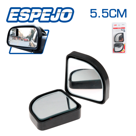 ESPEJO PUNTO CIEGO 5.5CM ANGULAR MARCO CROMADO