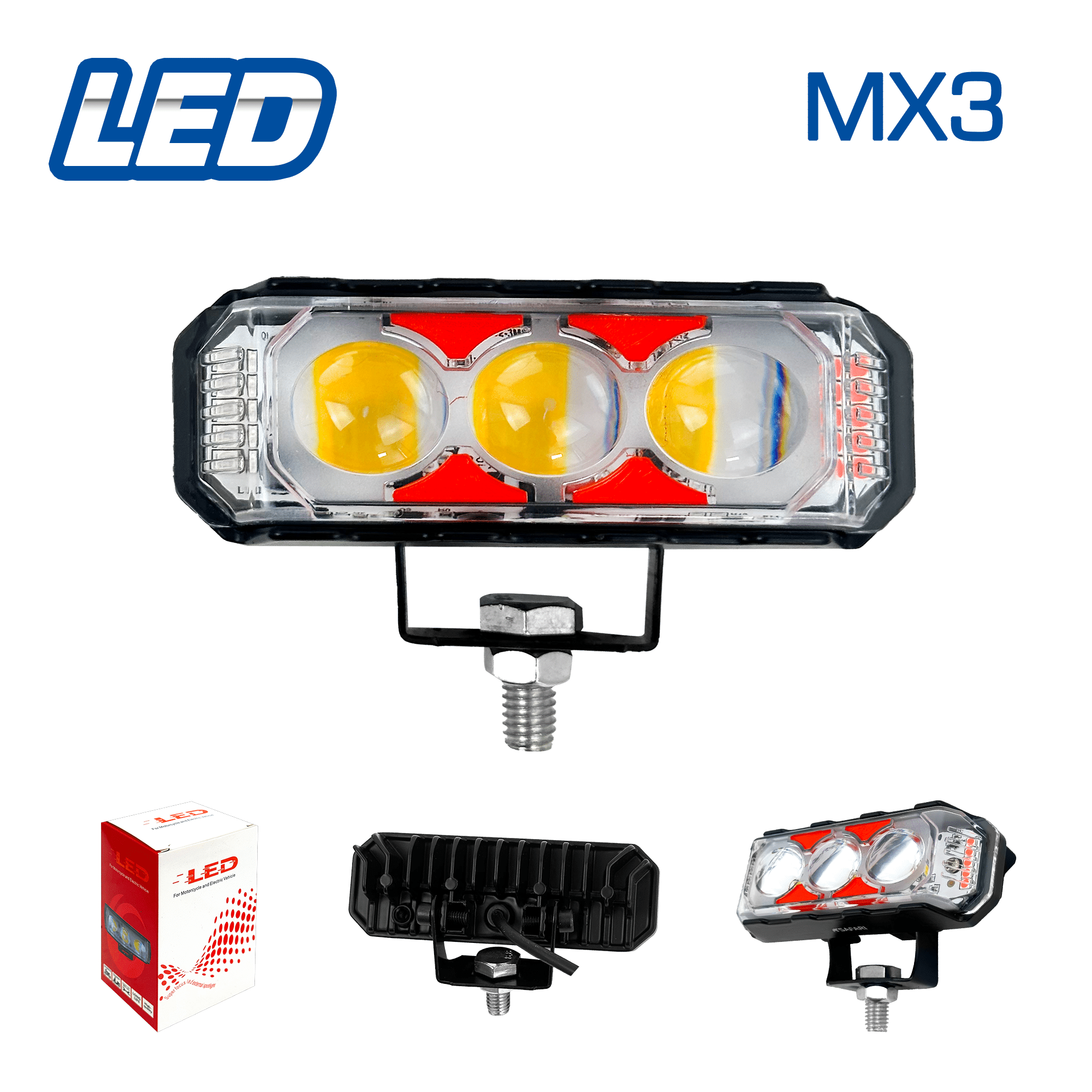 LUZ LED MOTO MX3