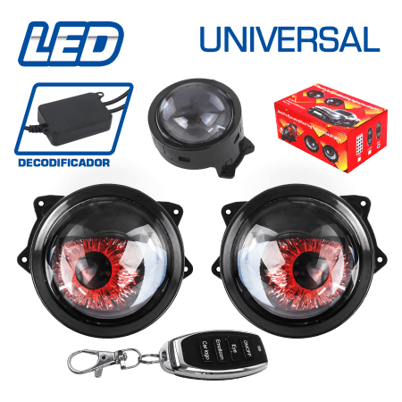 LUZ LED DECOR, OJO DINAMICO UNIVERSAL