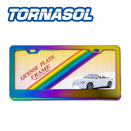 PORTA PLACA TORNASOL METALICO