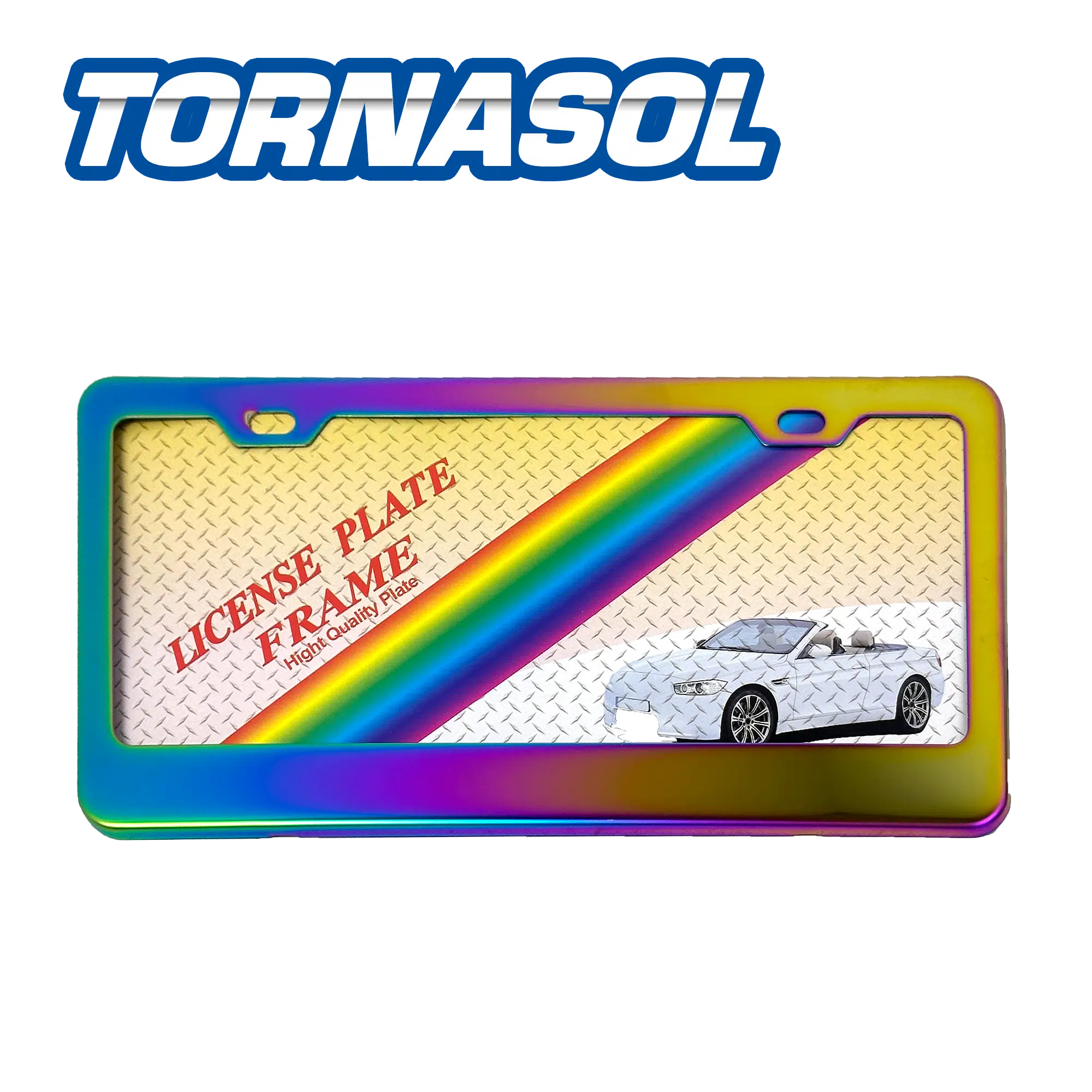 PORTA PLACA TORNASOL METALICO