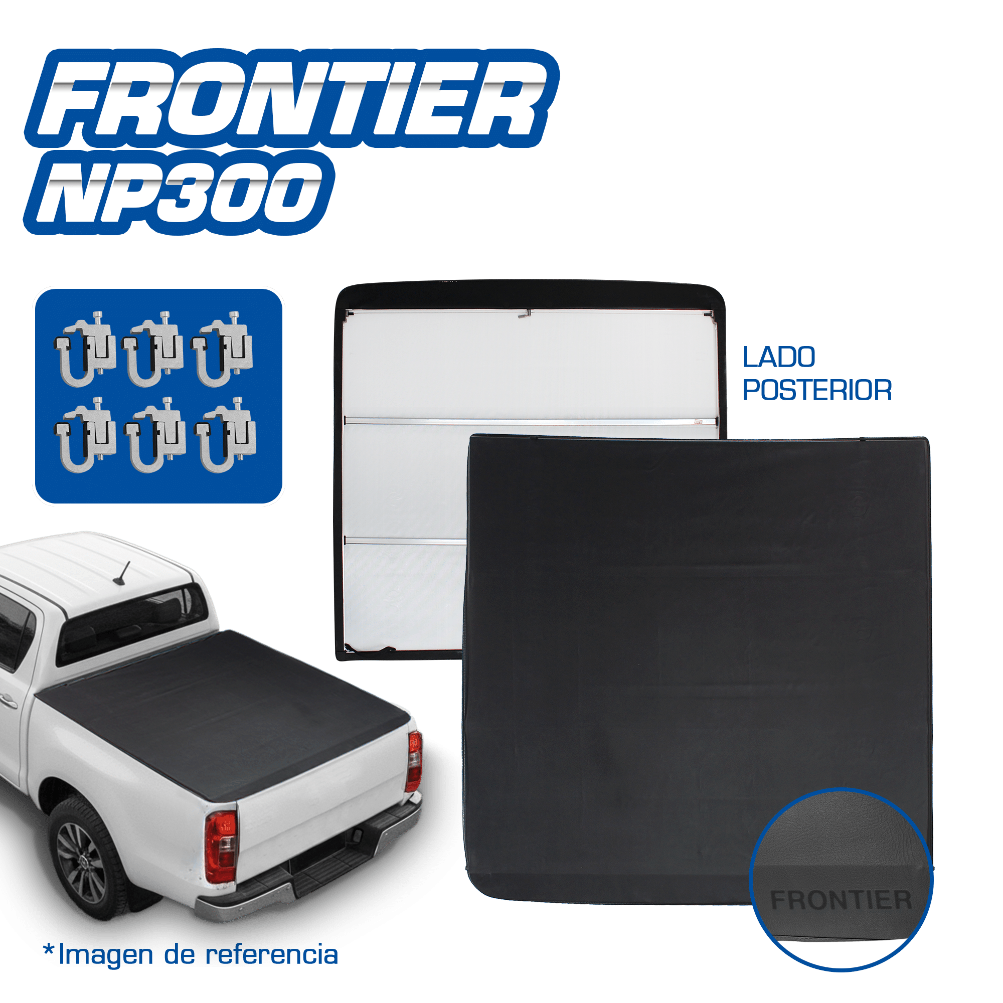 TOLVA P/FRONTIER NP300 3RA GEN 2022-24