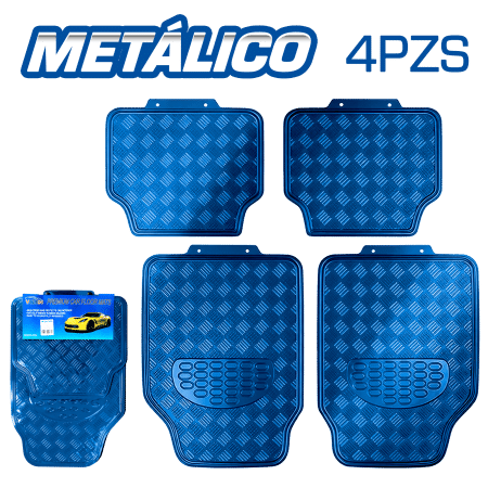 PISO METALICO 4PCS/SET 3KG AL - AZUL