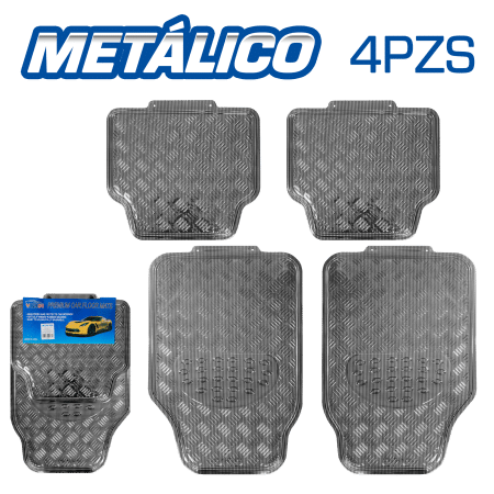 PISO METALICO 4PCS/SET 3KG AL - CARBON