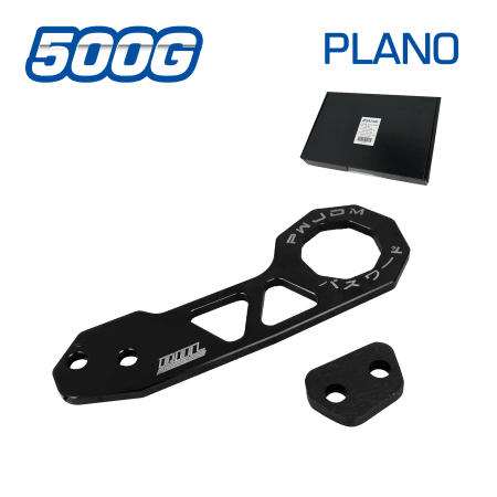 GANCHO REMOLQUE DEPORTIVO PLANO 500G NEGRO