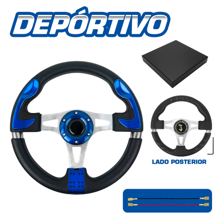 TIMON DEPORTIVO AZL DETALLE AZUL