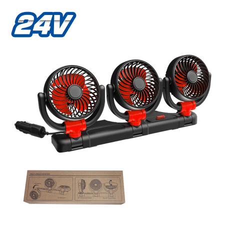 VENTILADOR 24V 16W 4″ TRIPLE ALTA VELOCIDAD ROJO