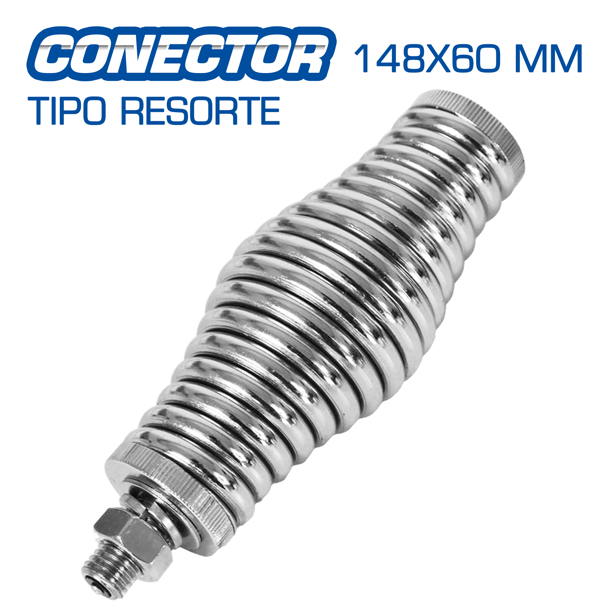 CONECTOR TIPO RESORTE DE SOPORTE DE PERTIGA 148X60 MM
