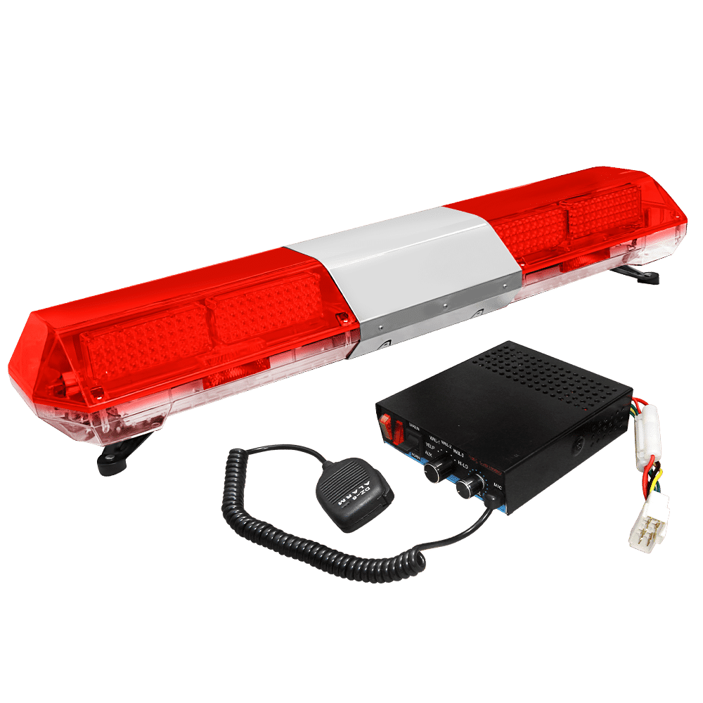 CIRCULINA GIRATORIA C/ ALTAVOZ 12V 100W ROJA TB