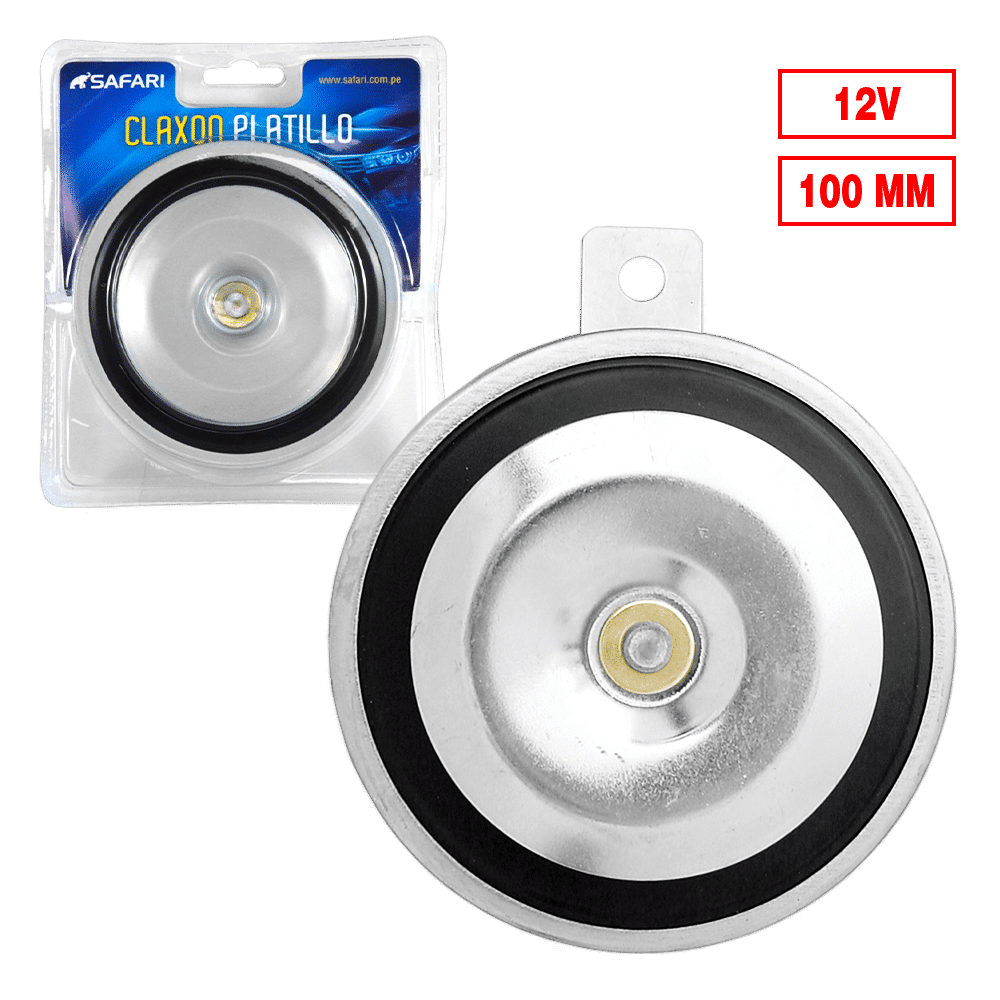 CLAXON PLATILLO 12V 100MM