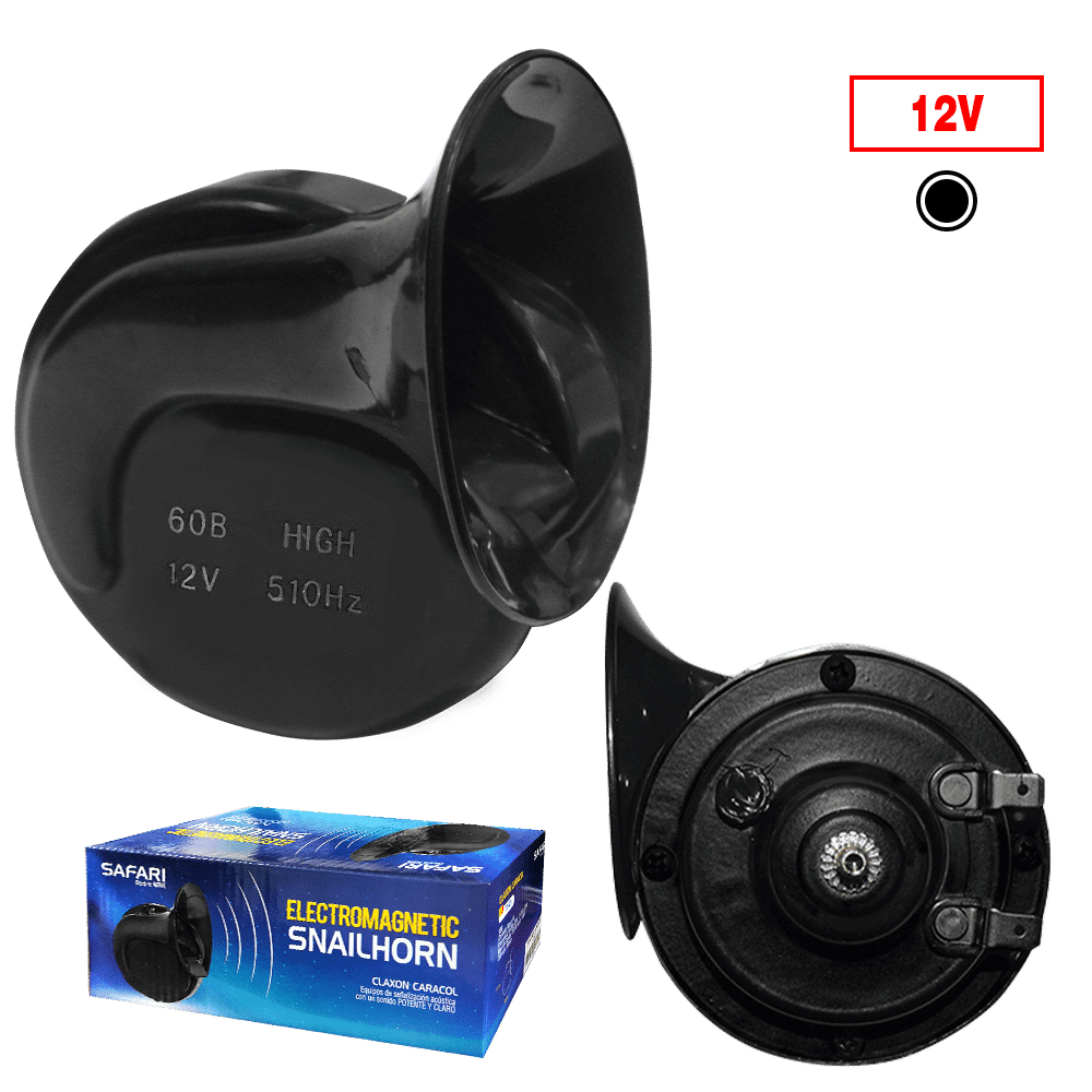 CLAXON TIPO CARACOL 12V C/ RELAY