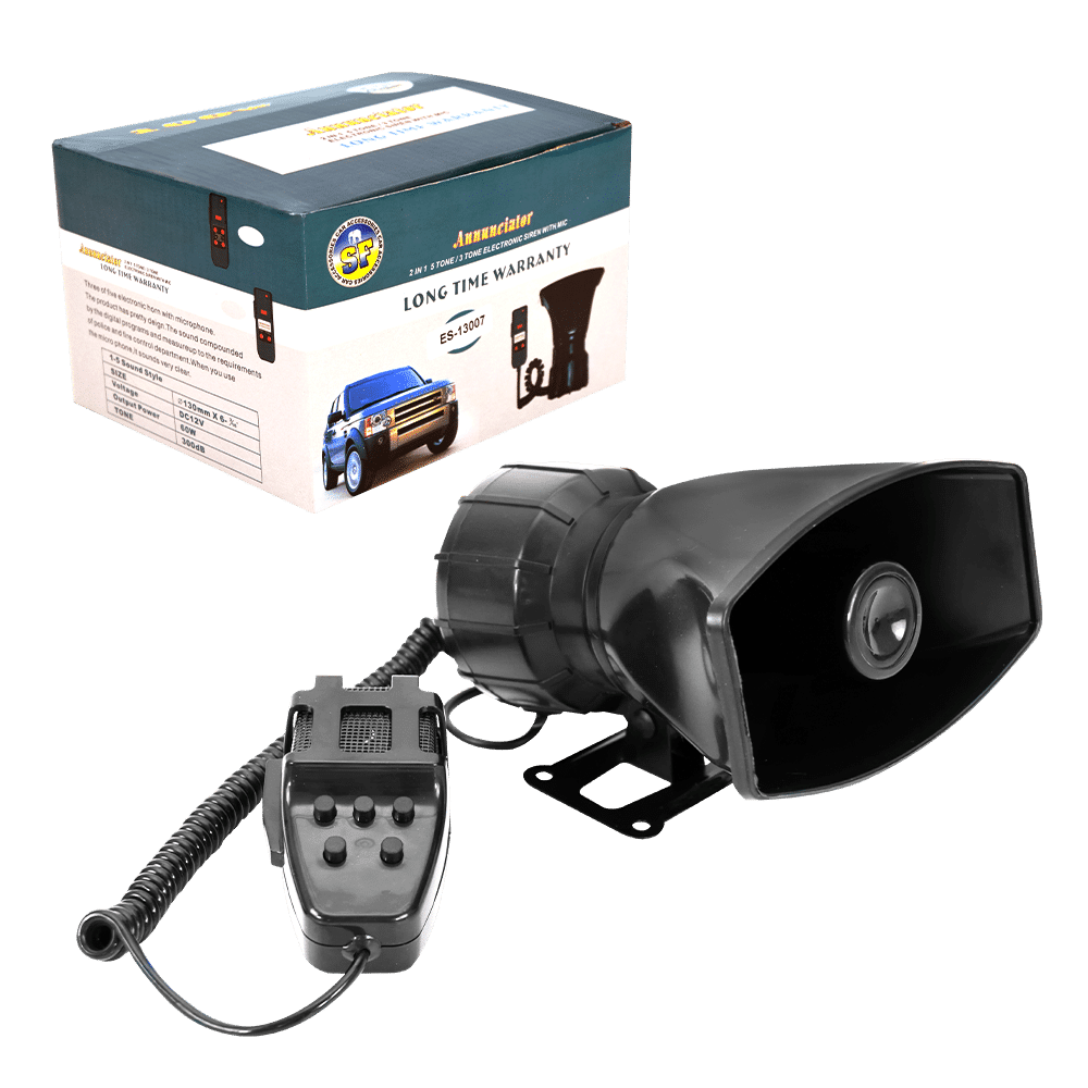 SIRENA ELECTRICA 12V 60W 05 TONOS