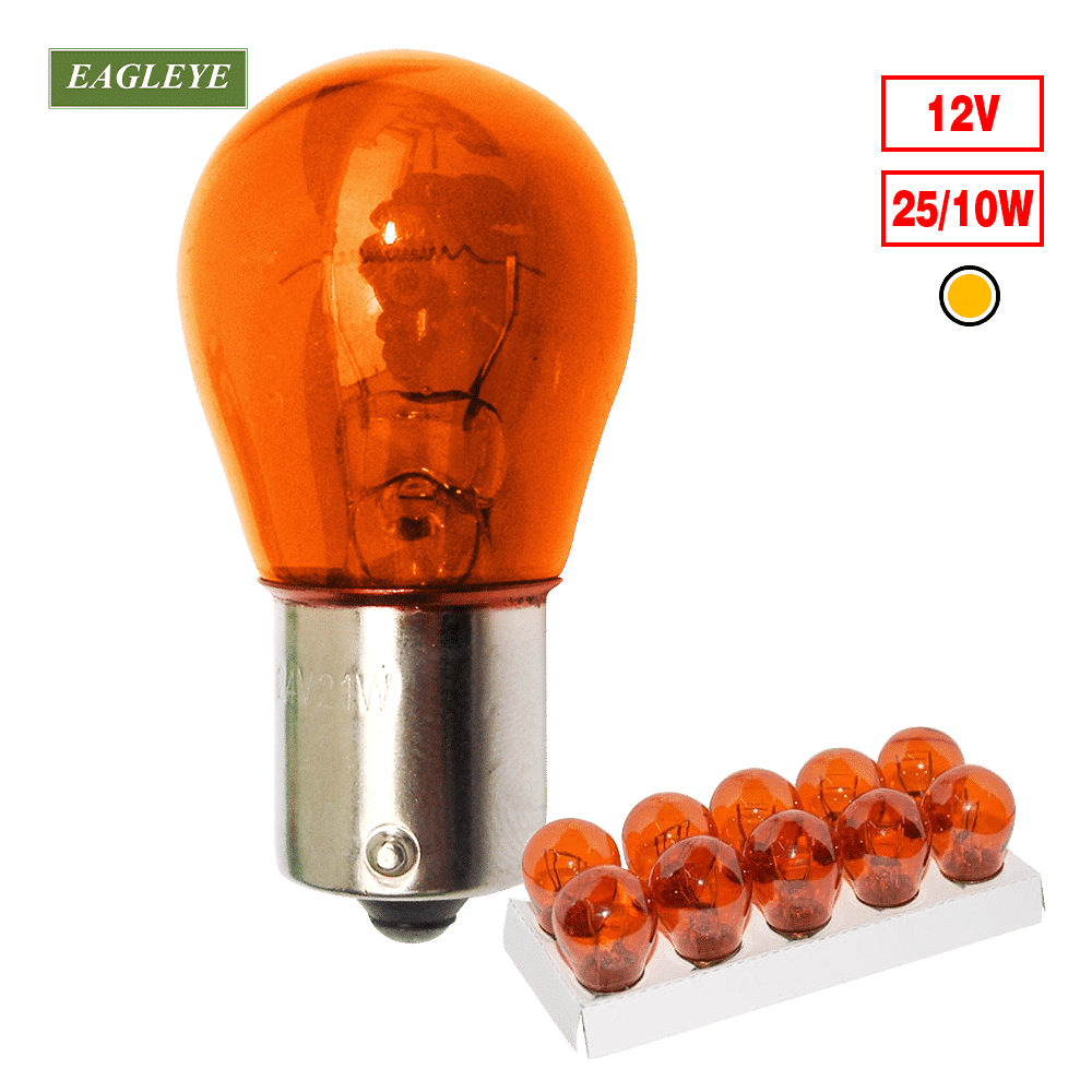FOCO 2 CONT. S25 12V 21/5W AMBAR X10PZS