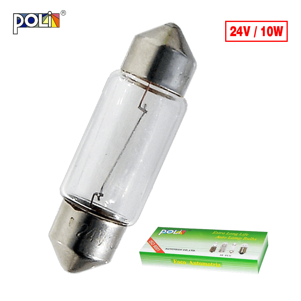 FOCO DE SALON T10X35 24V 10W X10PZS