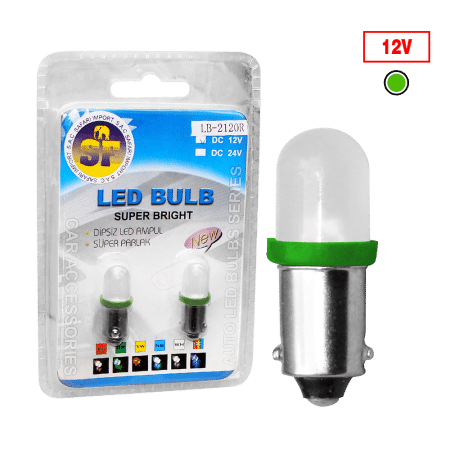 FOCO LED T8.5 VERDE REDONDO