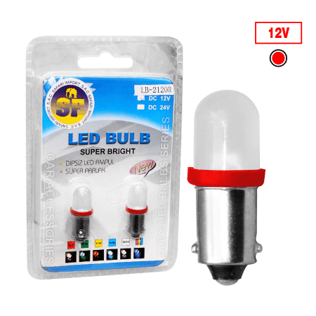 FOCO LED T8.5 ROJO REDONDO