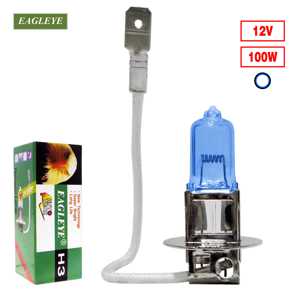 FOCO HALOGENO H3 12V 100W SUPER WHITE
