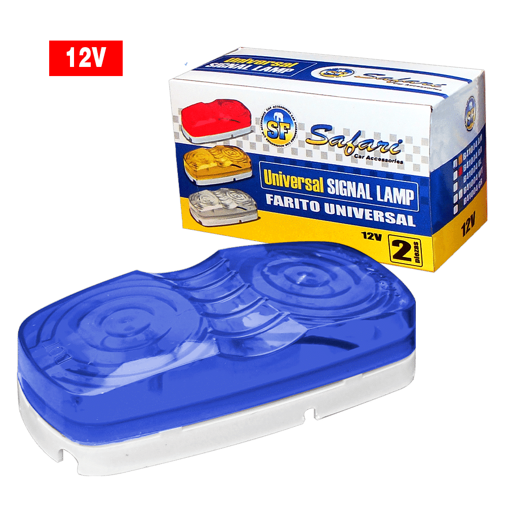 FARITO LATERAL AZUL T10 12V 5W X2PZS