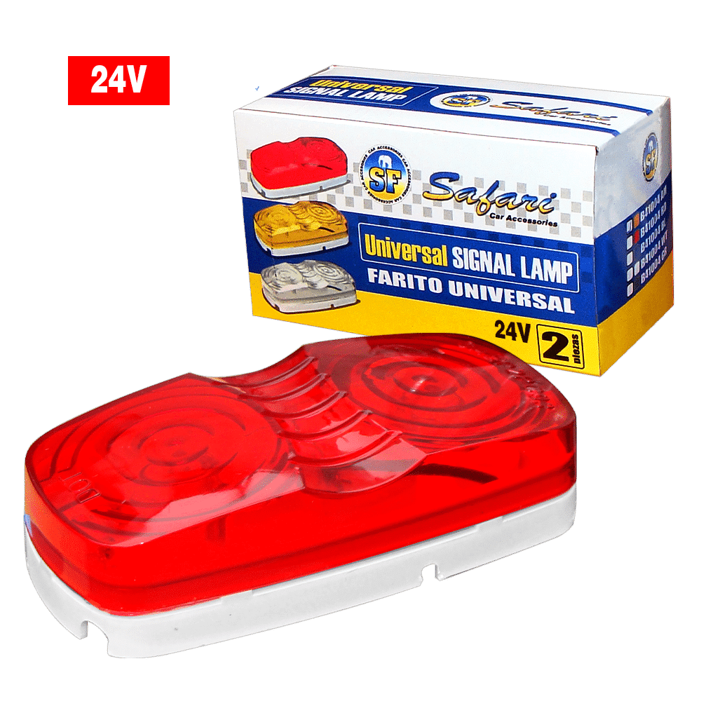 FARITO LATERAL ROJO T10 24V 5W X2PZS