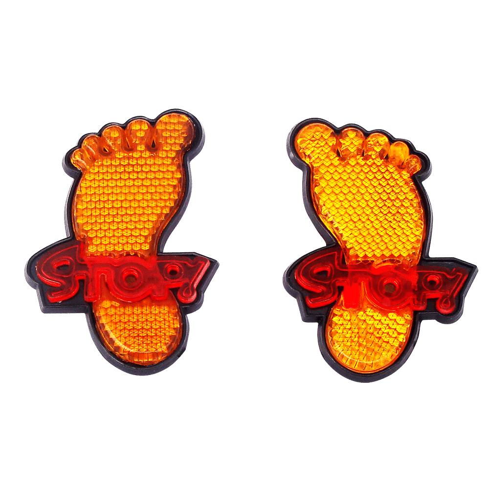 ADORNO REFLECTOR ADHESIVO PIECITOS