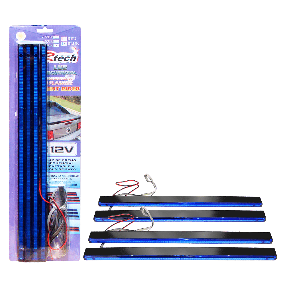 LUZ DE FRENO CUADRUPLE AZUL