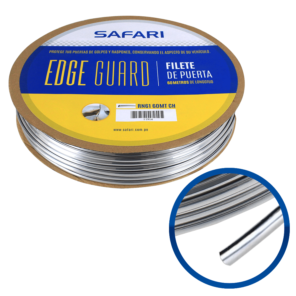 FILETE FLEX HQUALITY PVC 60MT/ROLLO CROMADO