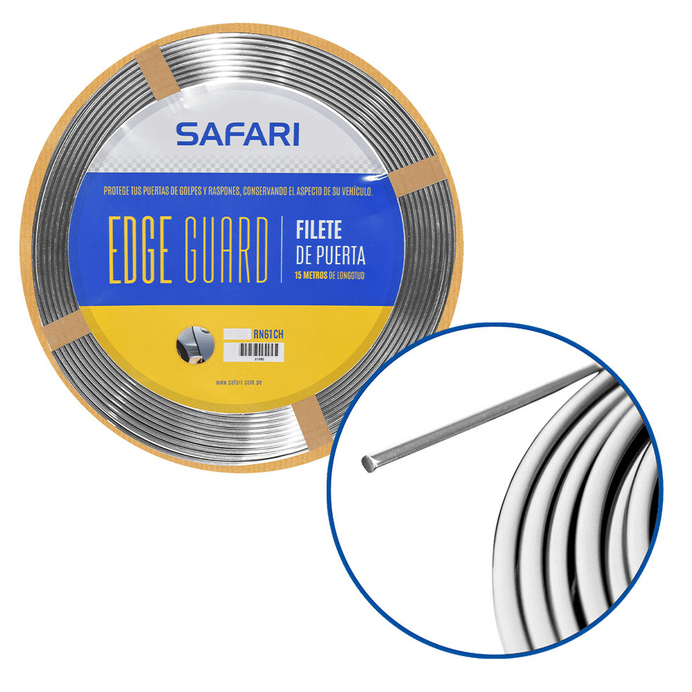 FILETE FLEX HQUALITY PVC 15MT/ROLLO CROMADO