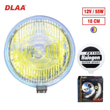 NEBLINERO REDONDO 12V H3 55W 18CM FX1100 C/TAPA TORNASOL