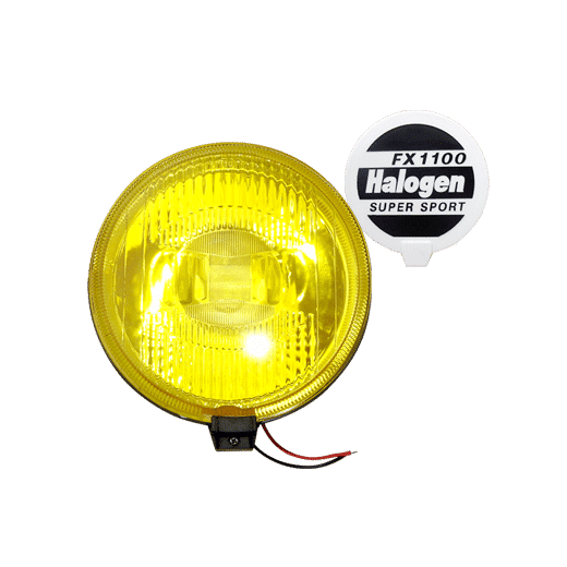 NEBLINERO REDONDO 12V H3 55W 18CM FX1100 C/TAPA AMBAR