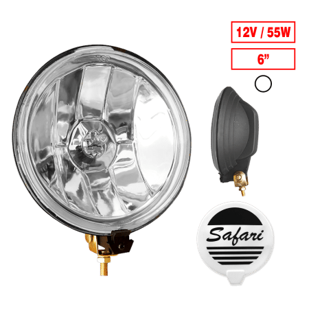 NEBLINERO REDON DIAMANTE 6PULG 12V C/TAPA CLARO