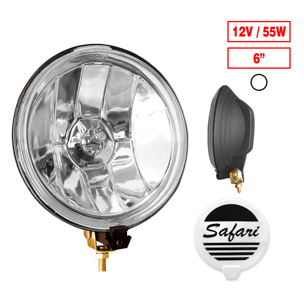 NEBLINERO REDON DIAMANTE 6PULG 12V C/TAPA CLARO