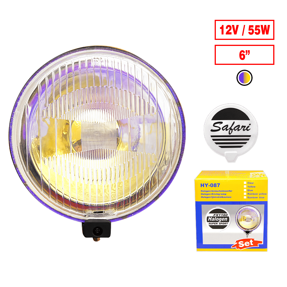 NEBLINERO REDON 6PULG 12V C/TAPA TORNASOL