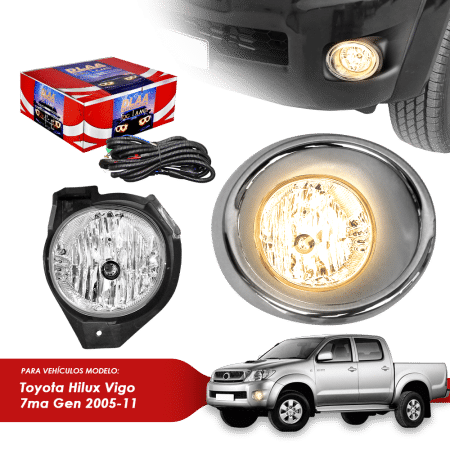 NEBLINERO SET COMPLETO TY HILUX VIGO 7MA GEN 2005-11