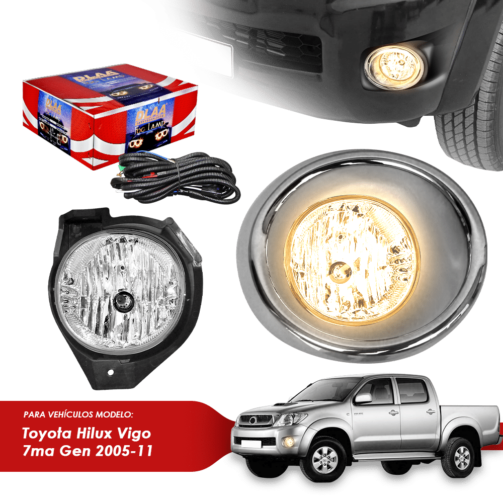 NEBLINERO SET COMPLETO TY HILUX VIGO 7MA GEN 2005-11