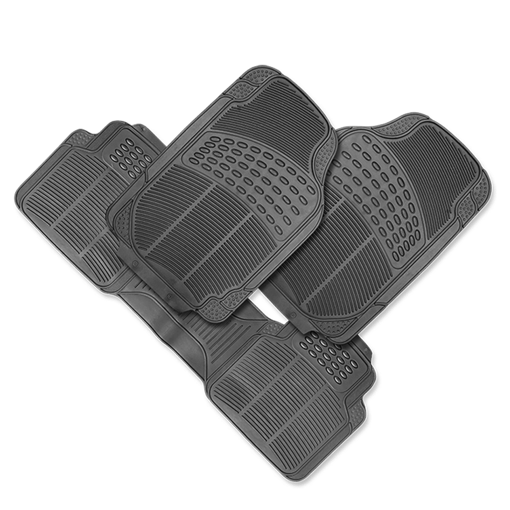 PISO DE JEBE 3PCS NEGRO