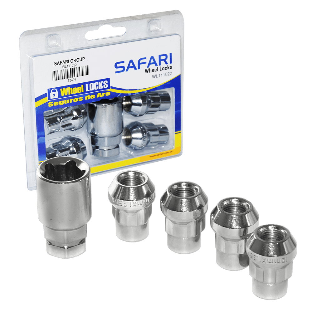 SEGURO DE RUEDA 12MMX1.50 CERRADO 5 PIEZAS P/TOYOTA