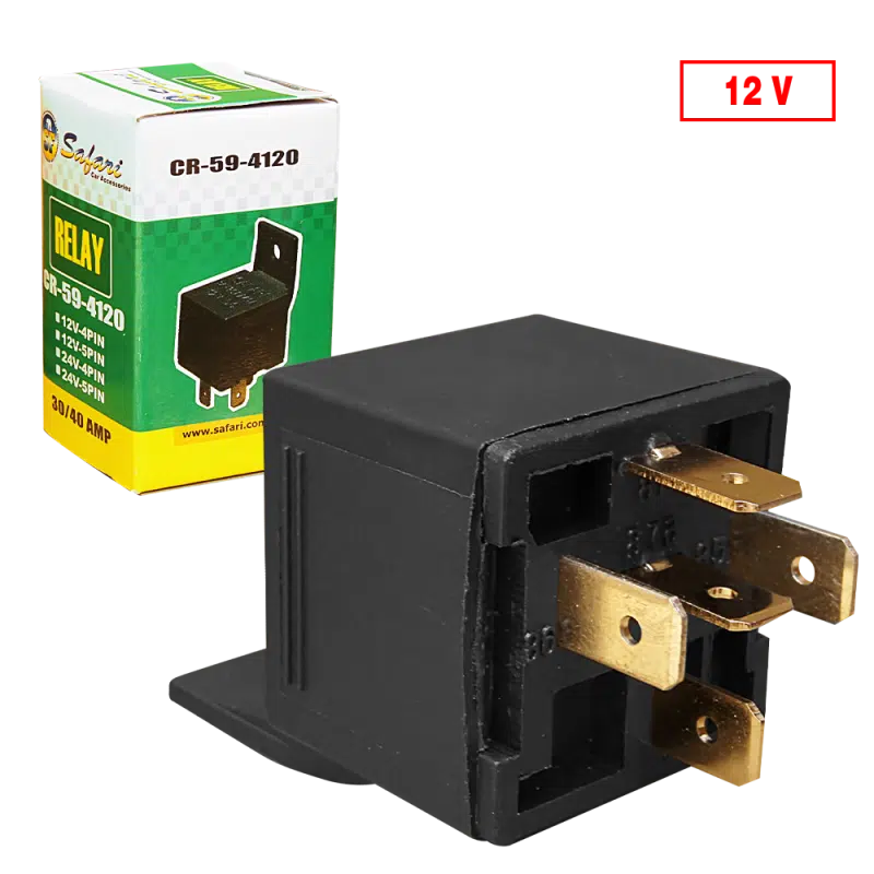 RELAY DE LUZ 12V 5PIN SAFARI LR-4120