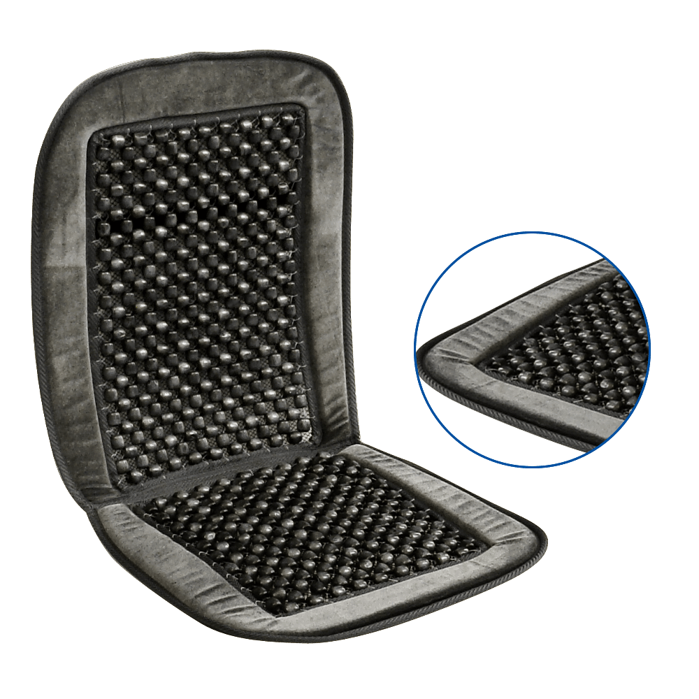 COJIN DE ASIENTO BOLITAS GRIS