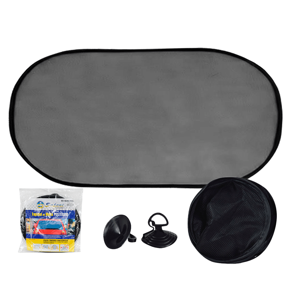 TAPASOL POSTERIOR MALLA NEGRA 100X50CM