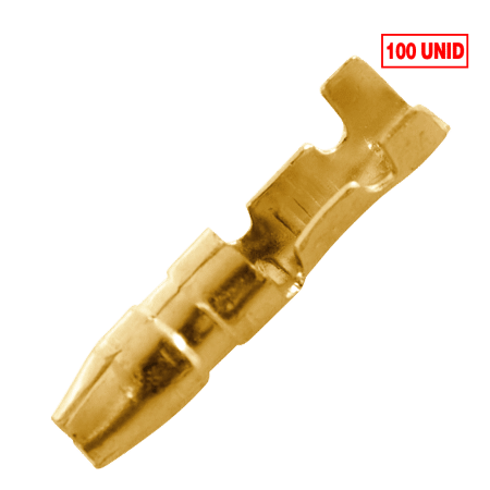TERMINAL REDONDO MACHO HX-TM02 X100PZS