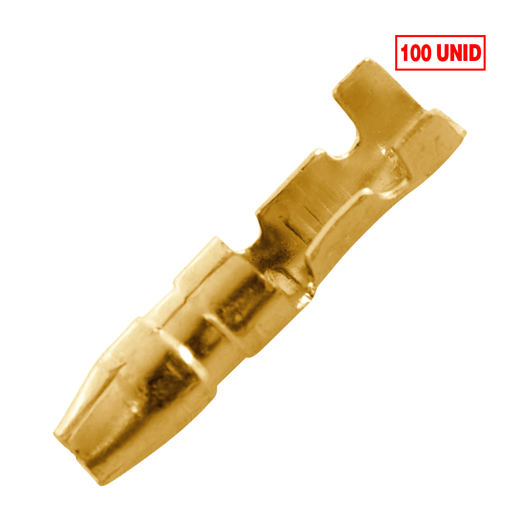 TERMINAL REDONDO MACHO HX-TM02 X100PZS