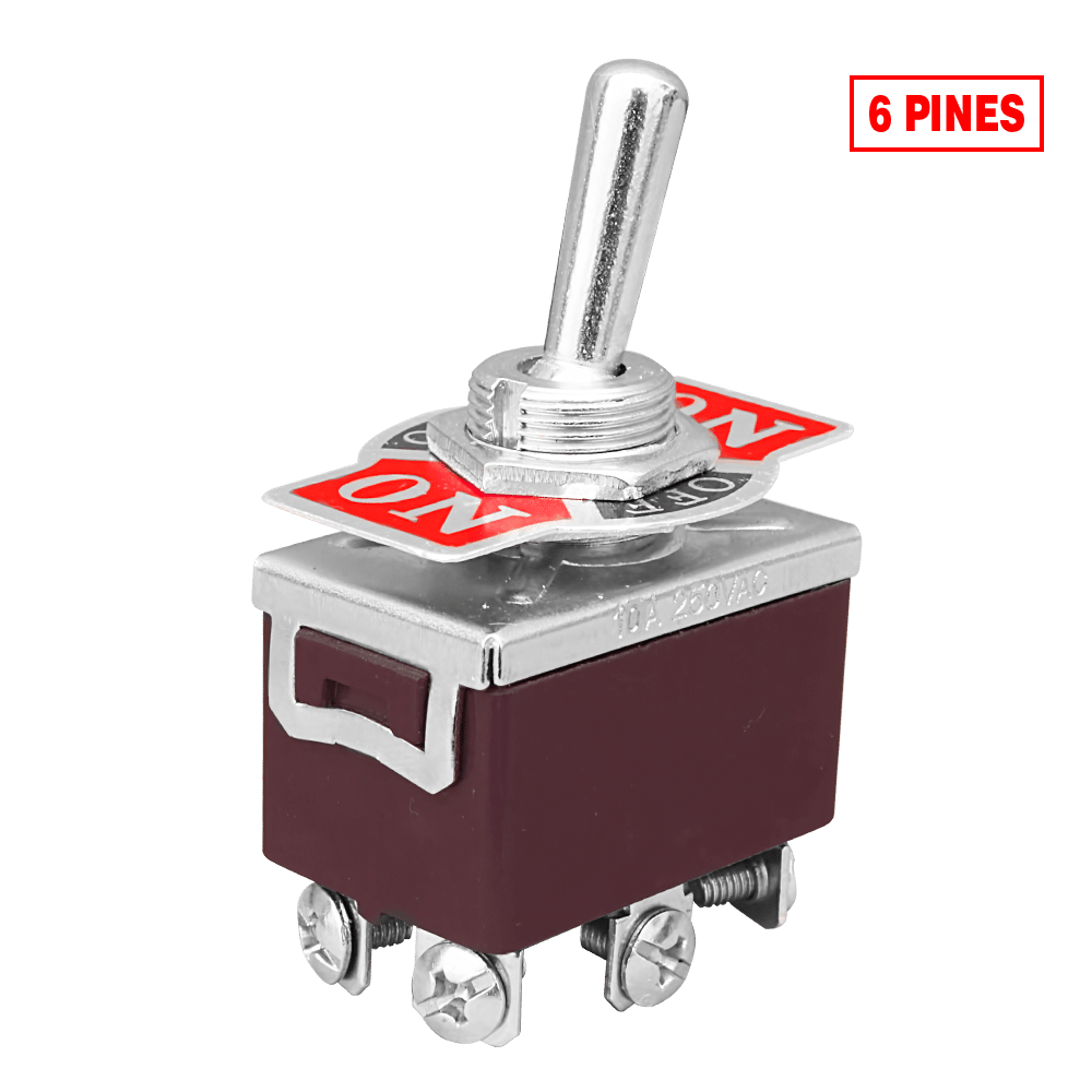 SWITCH DE LUZ ON-OFF 6PIN X10PZS