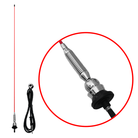 ANTENA PATRULLERA 2MTS ROJA