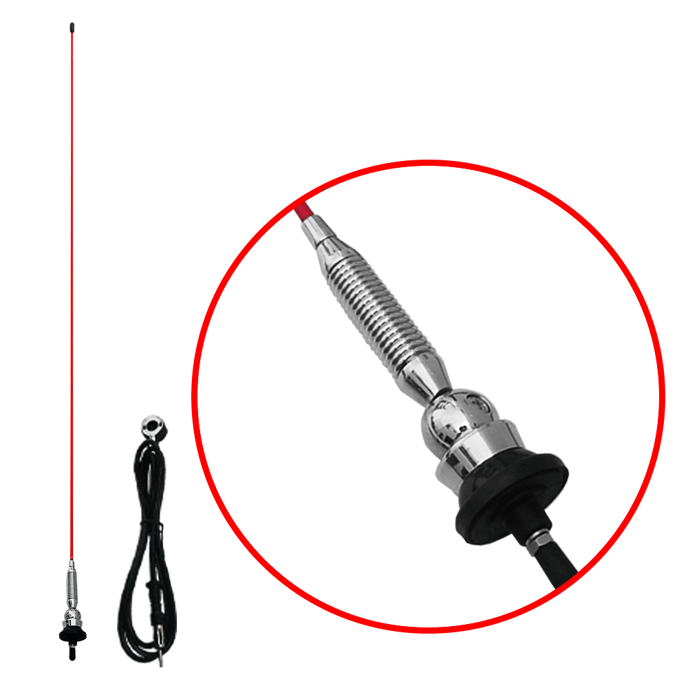 ANTENA PATRULLERA 2MTS ROJA